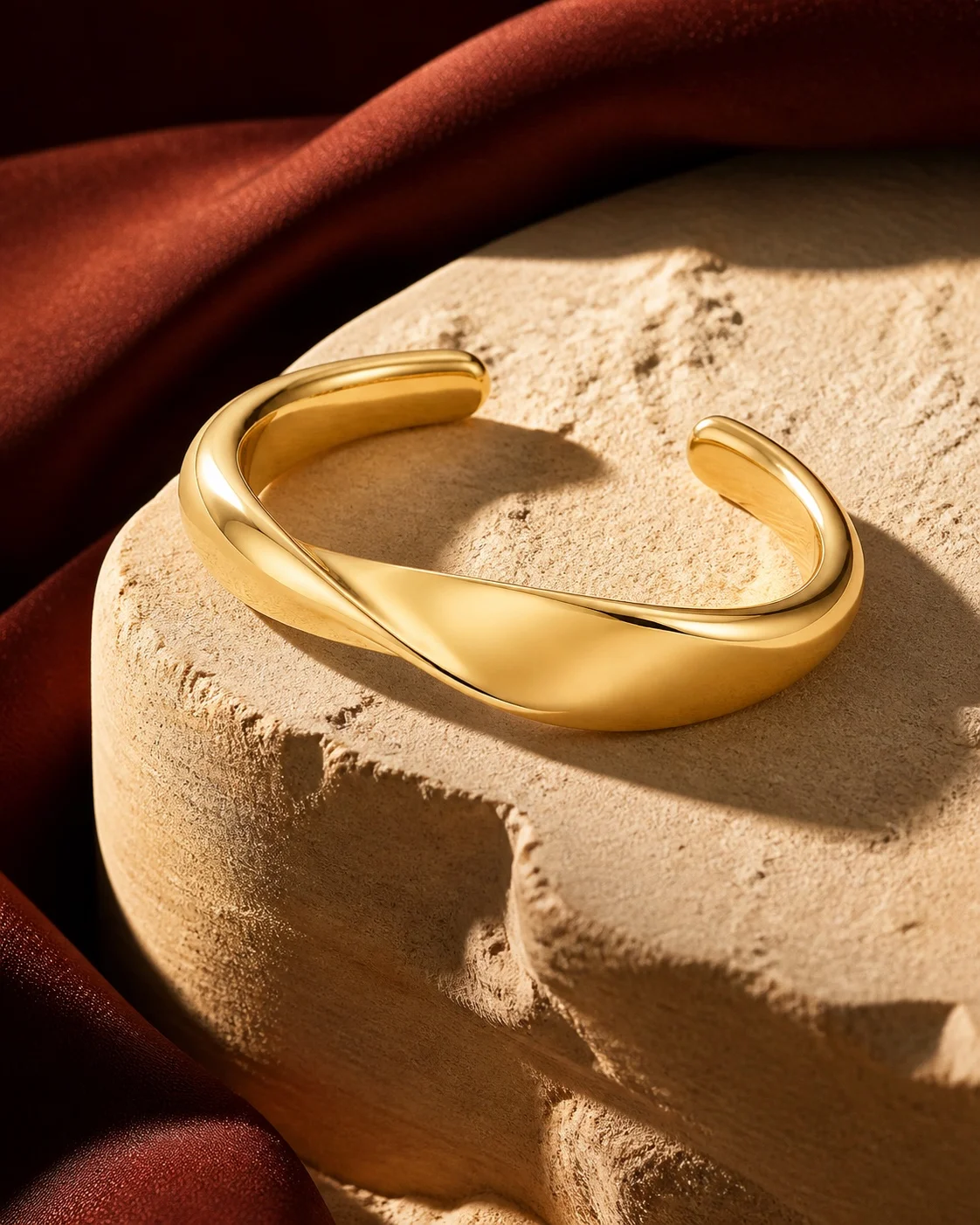 Ondine Sculpted Cuff from the Maison Burford collection